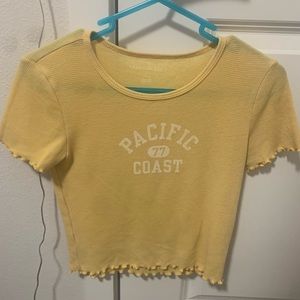 Pacific coast yellow shirt